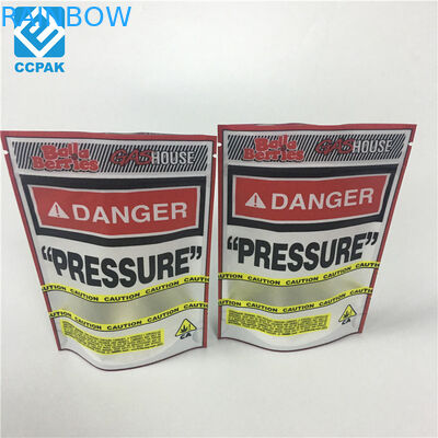 Plastik-Reißverschluss der leichten Berührung sackt gestempelschnittene unregelmäßige Form-Plätzchen-Plastik-Taschen ein