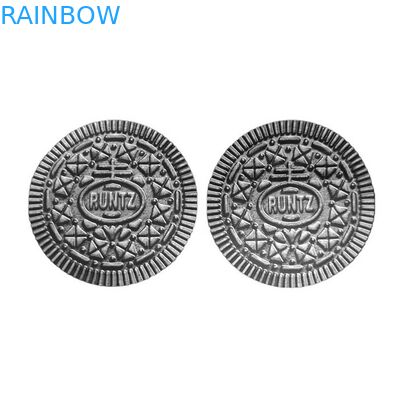 Plätzchen-Runde formen Aluminiumfolie-Taschen Plastik, die wiederversiegelbares essbares 3.5g stempelschnitt