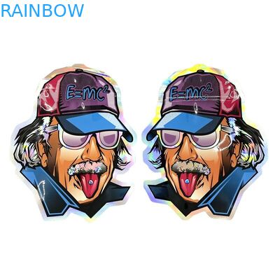 Leichte Berührung Plastik vereiteln Mini Pouches Die Cut Round, der mit Reißverschluss geformt wird