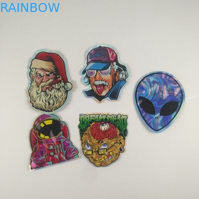 Gummies Jelly Cannabis Plastic Pouches Packaging stempelschnitt kundenspezifische Reißverschluss-Taschen 3.5g