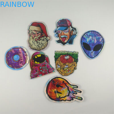 Gummies Jolly Cannabis Zipper Pouch Bags stempelschnitt Form 7g