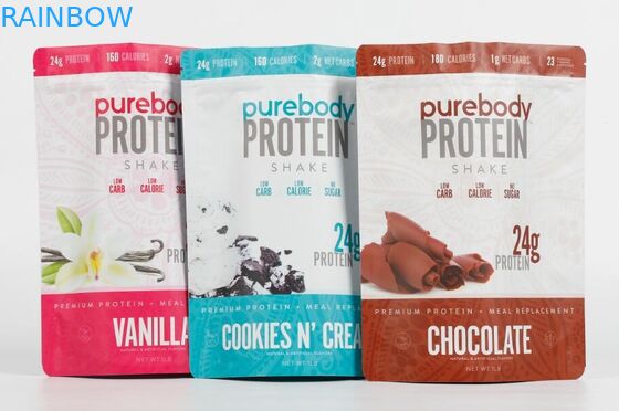 Kundengebundene essbare Plastik-Plastikbeutel, die Reißverschluss-Stand herauf Beutel für Nahrung verpacken