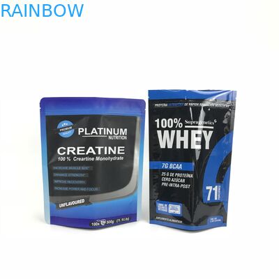 Die Hanf-Plastikbeutel, die Nahrung verpacken, stehen oben Reißverschluss-Tasche