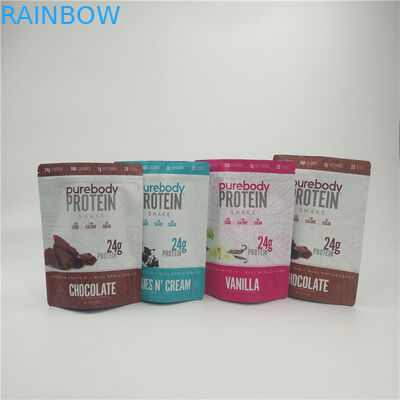 CBD-Plastikimbiss-Taschen-Verpackenstand herauf Drucken der Reißverschluss-Beutel-CMYK