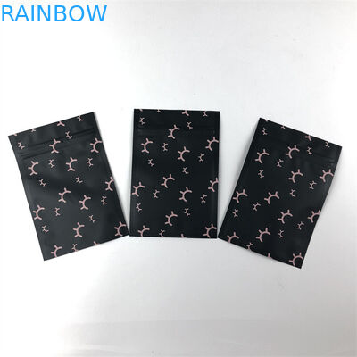 Wiederversiegelbare Plastik Seitendichtung der Aluminiumfolie-Zipverschluss-Plastiktasche-drei