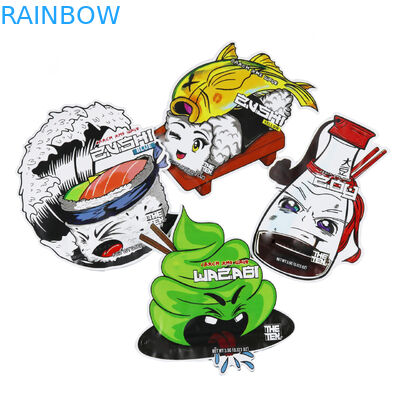 Runder Kreis-formen unregelmäßige wiederversiegelbare gestempelschnittene Plastik-Taschen-Gewohnheit 3,5 7 Gramm