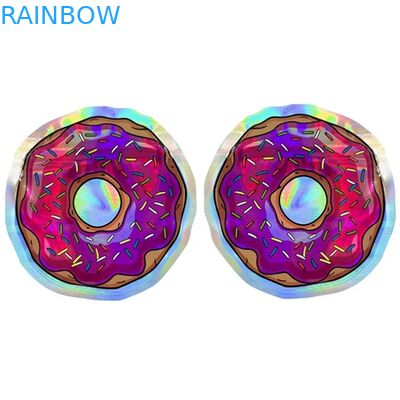 Plastiktasche-Blumensamen-ganz eigenhändig geschriebe runde Form-Taschen 3.5G Geruch-Beweis-Plastik Edibles