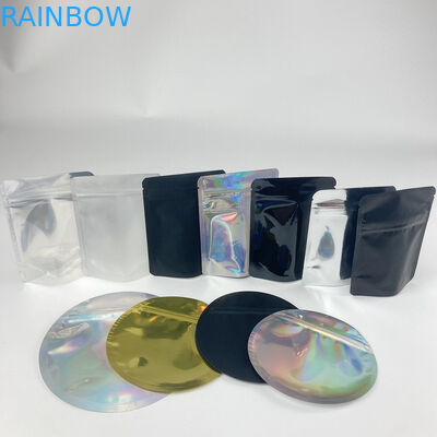 Kinderbeständiger Kreis-ganz eigenhändig geschriebe Beutels-Aluminiumfolie-Blumensamen-Plastik-Ausgangs-Taschen