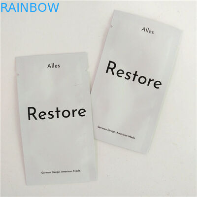 Heiße versiegelt Kosmetik probieren Verpackenkissen, die flacher Beutel Plastik 3 Seiten-Dichtungs-Taschen vereiteln