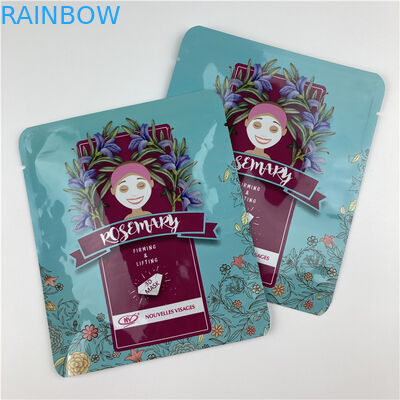 Mini Kraft Paper Cosmetic Pouch, der mit Reißverschluss-leerem Folien-Kaffee-Tee-Pillen-Kissen verpackt