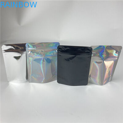 Aluminiumfolie Matte Hologram Stand Up Bags sehen, dass durch Tasche für Werkzeuge bilden