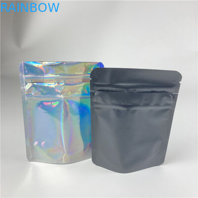 Hologramm-Plastikbeutel, die Stand herauf die Reißverschluss-Tasche kindersicher verpacken