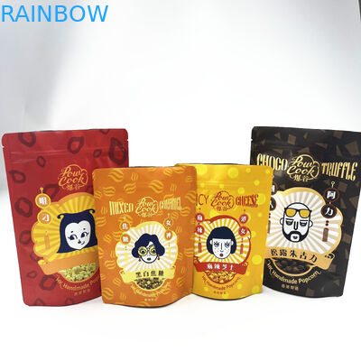 Verpackenaluminiumtaschen wiederversiegelbarer Geruch-Beweis-Plastik mit Reißverschluss für Nahrungsmittelimbiss-Plätzchen