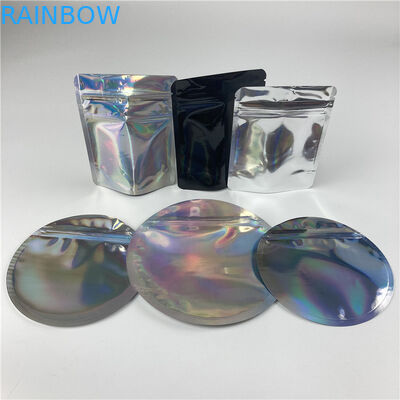 Plastikrunden-Stand herauf Reißverschluss-Beutel Runtz Edibles stempelschnitt geformte Plastik-Tasche 3.5g