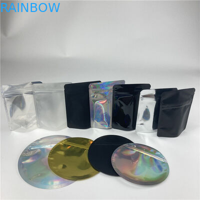 Plastikrunden-Stand herauf Reißverschluss-Beutel Runtz Edibles stempelschnitt geformte Plastik-Tasche 3.5g