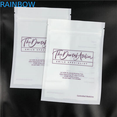 Gewohnheit druckte flachen Seitenfreien raum Ausrichtungstransport-Plastik Matte Packaging Bags With One