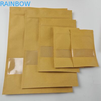 Die kundenspezifischen Druck-Nahrungsmittelgrad-Teebeutel, die Reißverschluss Doypack verpacken, sehen durch Papiertüten mit Logo