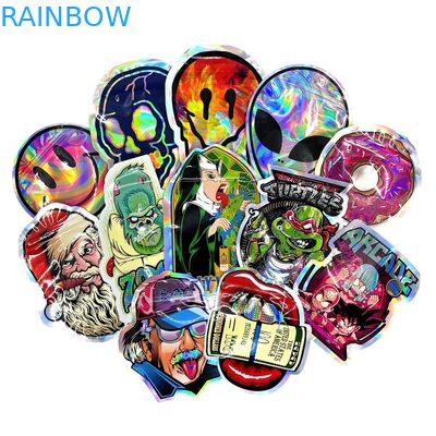 Kundenspezifischer unregelmäßige Form-Plastik-Plastikreißverschluss-Taschen-Geruch prüfen 3.5g 7g