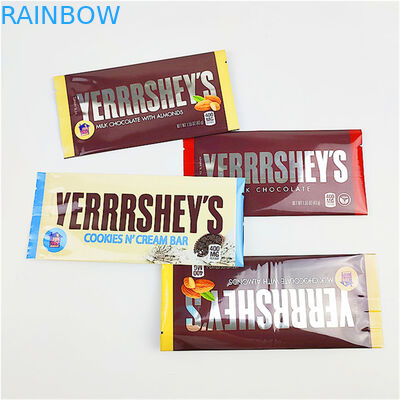 Kundenspezifische Druck-Imbiss-Tasche Plastik Edibles, die für Schokoriegel 400mg verpackt