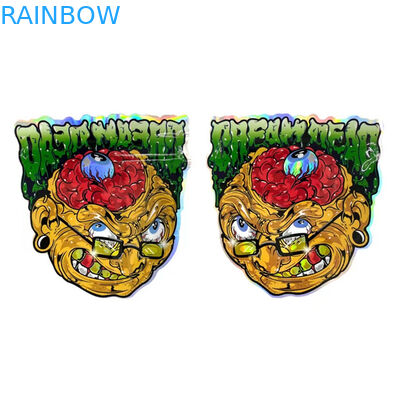 Unregelmäßiger wiederversiegelbarer Zipverschluß Plastik sackt Süßigkeits-Plastikbeutel ein