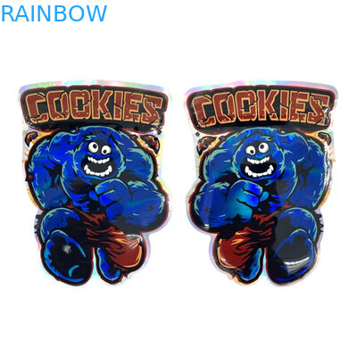 Unregelmäßiger wiederversiegelbarer Zipverschluß Plastik sackt Süßigkeits-Plastikbeutel ein