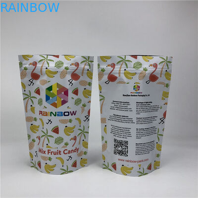 Kundengebundenes CBD sackt Stand herauf Paket Doypack Matte Aluminum Foil Baggies Food ein