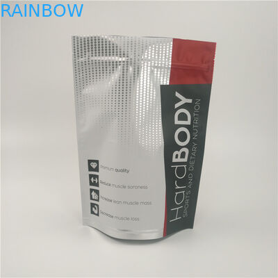 Kundengebundenes CBD sackt Stand herauf Paket Doypack Matte Aluminum Foil Baggies Food ein