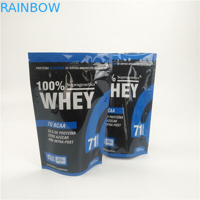 Kundengebundenes CBD sackt Stand herauf Paket Doypack Matte Aluminum Foil Baggies Food ein