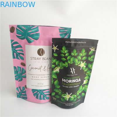 Kaffee CBD stehen oben Plastik einsackt 3.5g Plastik-PET 50 - Stärke 200microns