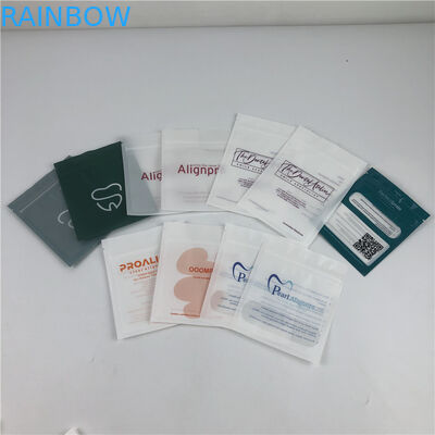 Reißverschluss Matt Black Braces Aligners Flats Plastik sackt klaren Front For Teeth Accessories ein