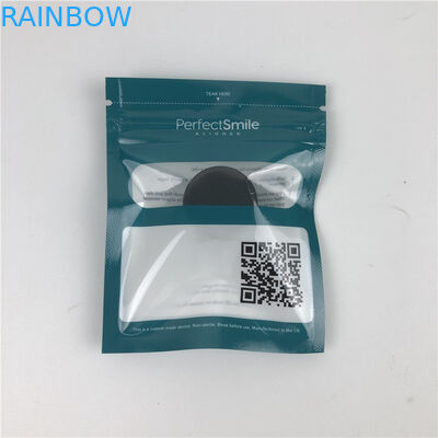 Reißverschluss Matt Black Braces Aligners Flats Plastik sackt klaren Front For Teeth Accessories ein