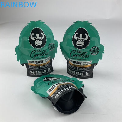 Unregelmäßige Form lamellierte Plastik-Tasche leichter Berührung Geruch-Beweis-Plastik 3.5g 7g 14g 28g mit Reißverschluss