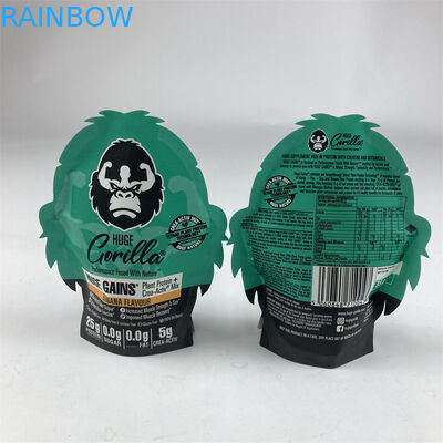 Unregelmäßige Form lamellierte Plastik-Tasche leichter Berührung Geruch-Beweis-Plastik 3.5g 7g 14g 28g mit Reißverschluss