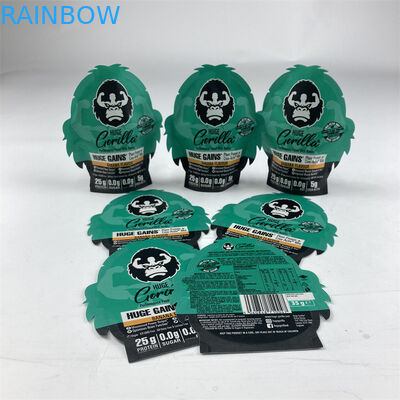 Unregelmäßige Form lamellierte Plastik-Tasche leichter Berührung Geruch-Beweis-Plastik 3.5g 7g 14g 28g mit Reißverschluss