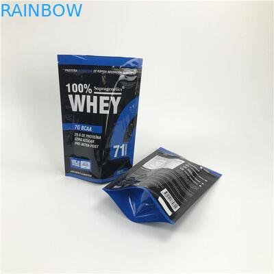 Kundenspezifische Digital, die Plastik-Nahrungsmitteltaschen-essbaren Verpackenbeutel-trockenen Nahrungsmittelreißverschluß Plastik druckt, bauscht sich