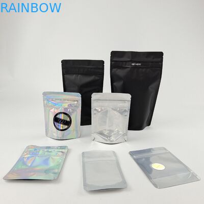 Das wiederversiegelbare kindersichere Verpacken mit Reißverschluss sackt klare Front Foil Back Edible For-Nahrung ein