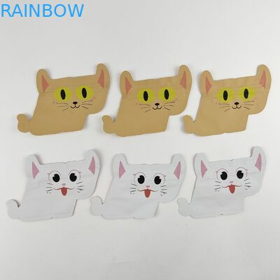 Nahrungsmittelgrad-einzigartige Form-Folien-Verpackentaschen Digital, die gestempelschnittenen Stand herauf Reißverschluss-Beutel drucken