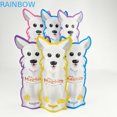 Digital-Druck-Folien-Verpackentaschen-unregelmäßiger gestempelschnittener essbarer Nahrungsmittelreißverschluss-Plastikbeutel