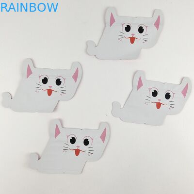 Spezielle geformte kundenspezifische Druck-Plastik sackt gestempelschnittenen unregelmäßigen Beutel mit Reißverschluss ein