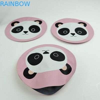 Gestempelschnittener wiederverwendbarer Stand herauf Taschen mit Reißverschluss riechen Taschen des Beweis-3.5g Plastik