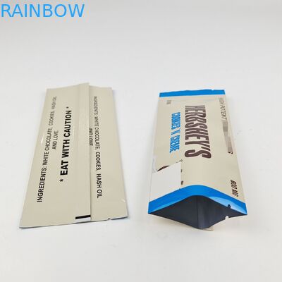 Aluminiumfolie-Schokoladen-Verpackentaschen zurück versiegelten kundenspezifische Druck-Plastik-Taschen