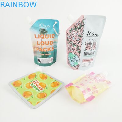 Kundenspezifischer Shampoo-Tüllen-Beutel-Verpackenkosmetik herausgespritzter Flüssigkeits-Stand herauf Beutel