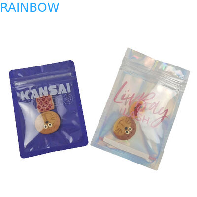 Fertigen Sie Plastik-Taschen-Verpackenhanf der Nahrung-35g besonders an, den Plastik-Plastik oben Beutel stehen