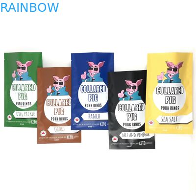 Fertigen Sie Plastik-Taschen-Verpackenhanf der Nahrung-35g besonders an, den Plastik-Plastik oben Beutel stehen