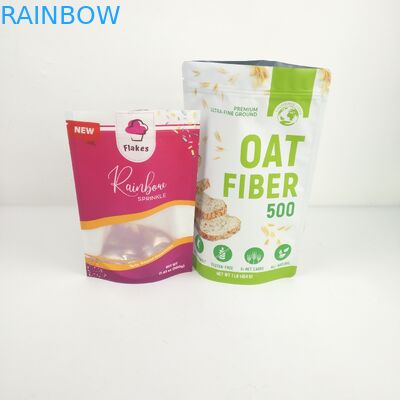 Essbarer Lebensmittelverpackungsbeutel Reißverschluss-Snack-Verpackungsbeutel für Kekse und Süßigkeiten