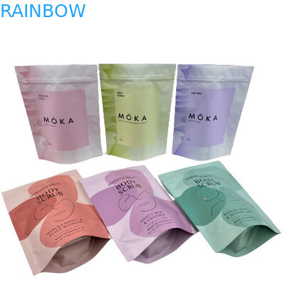 Reißverschluss-Mylar-Standbodenbeutel mit Gravnre-Druck für Körperpeeling-Badesalz