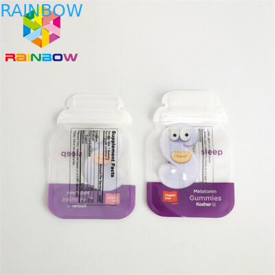 Individuell bedruckte, gestanzte Mylar-Taschen, 3,5 g, holografisches Hologramm, speziell geformte Tasche mit Reißverschluss