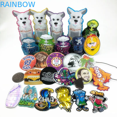 3,5 g 7 g essbare Süßigkeiten, speziell geformte Beutel, unregelmäßiger Geruchsschutz, gestanzte Mylar-Beutel