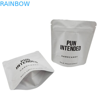 Kundengebundene Aluminiumfolie-Zipverschluss-Tasche Plastik für das essbare Verpacken der Lebensmittel