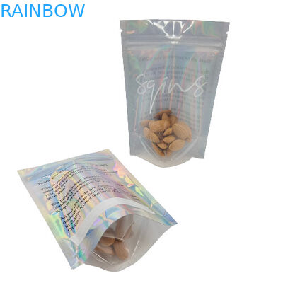 Kundengebundene Aluminiumfolie-Zipverschluss-Tasche Plastik für das essbare Verpacken der Lebensmittel